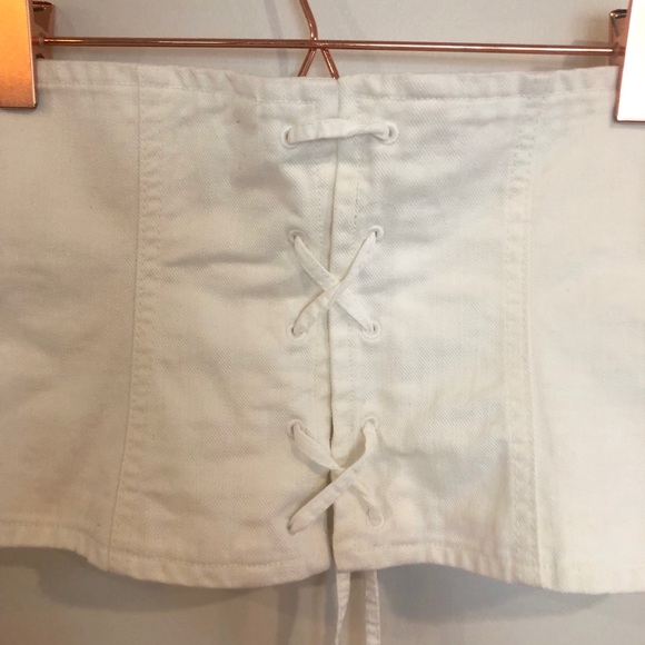 Aritzia Wilfred denim tube top - Picture 3 of 5